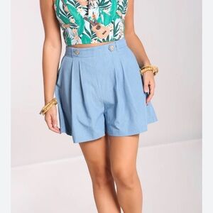 NWT HELL BUNNY UTAH PINUP SHORTS
